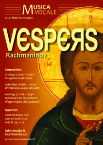 Vespers Rachmaninov affiche